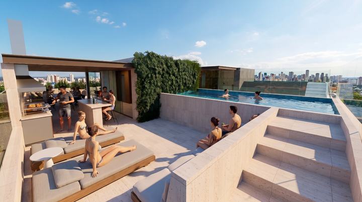 Rooftop: piscina privativa